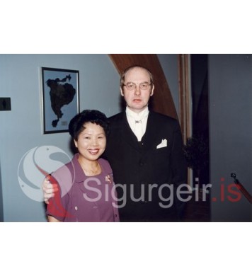 Guðmundur organisti og Deng.