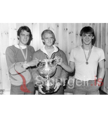 Lási, Kjartan og Kári.