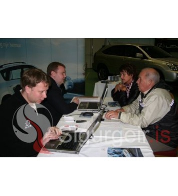 Bílasýning Toyota.