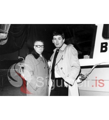 Lárus á Fögrubrekku og Vilhjálmur bankastjóri.