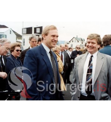 Árni Sigfússon og Guðjón Hjörleifsson.