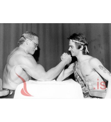 Jón Páll og Ásbjörn Garðars.