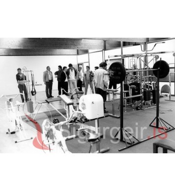 Í Íþróttamiðstöðinni.