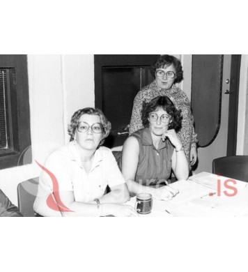 Stína Bald, Erna og Nanna Rósa.