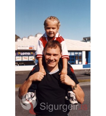 Arnar Richardsson og Bertha María Arnarsdóttir.