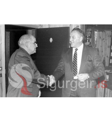 Magnús H. Magnússon og Stefán Run.