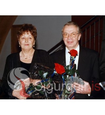 Binni og Ester á Gamla-Spítalanum.