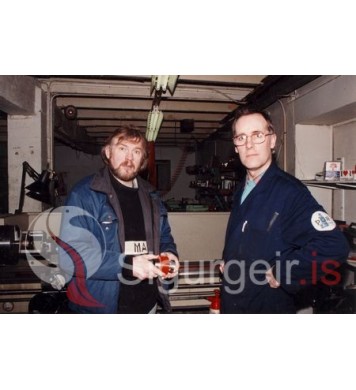 Siggi á Hvassó og Friðrik Gíslason.