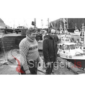 Olli málari og Diddi í Svanhól.