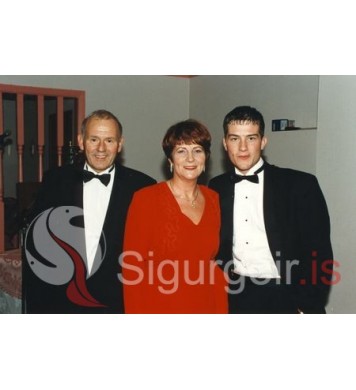 Tóti, Gunna og Jóhann Sigurður.