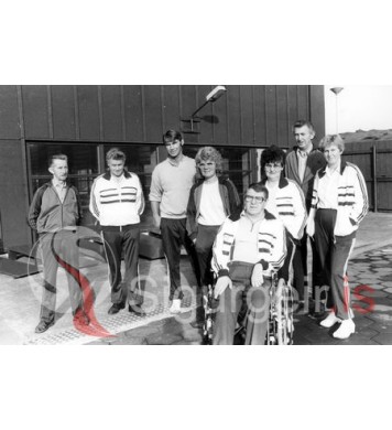 Starfsfólk Íþróttamiðstöðvar Vestmannaeyja.