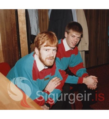 Bræðurnir Bergur og Grímur.