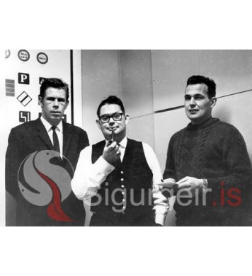 Jón, Pétur Gautur og Addi Bald.