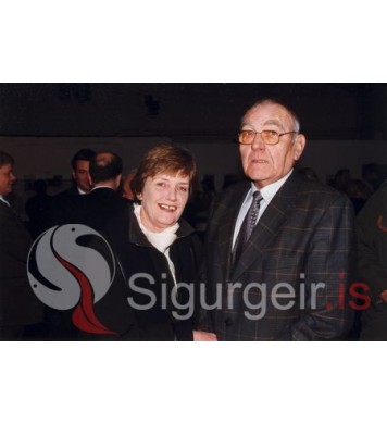 Dóra í Bókabúðinni og Bjarni.