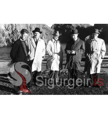 Ráðherrar og þingmenn í Eyjum.