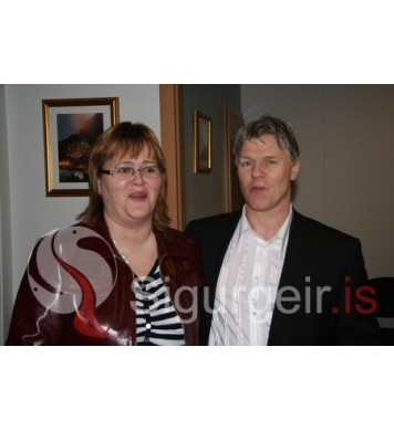 Rúna Erlings og Gylfi.