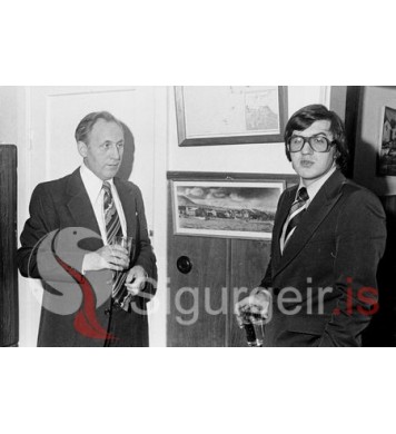 Bankamennirnir Jóhannes og Halldór.