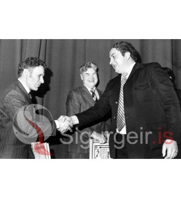 Í afmælishófi Verðanda.