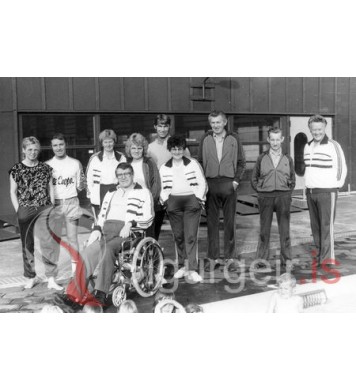 Starfsfólk íþróttamiðstöðvarinnar.