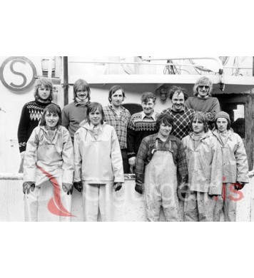 Áhöfnin á Þórunni Sveinsdóttur VE-401.