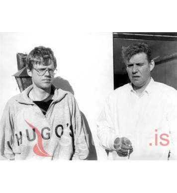 Haraldur og Halli Trausta.