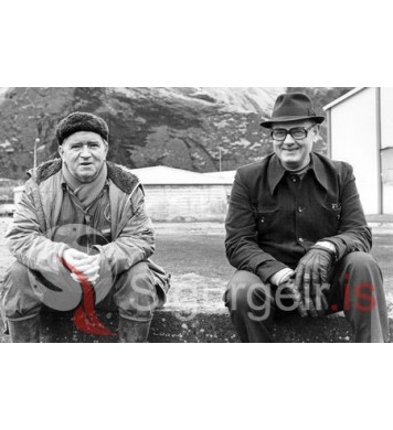 Einar og Brekku og Steini á Blátindi.