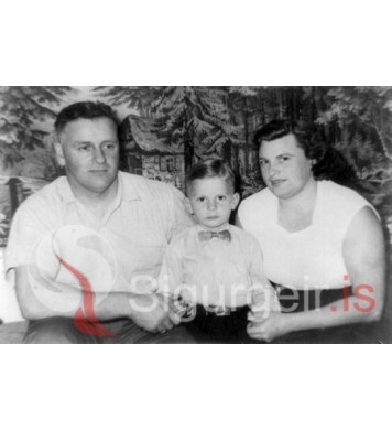 Sigurður Jóelsson og fjölsk.