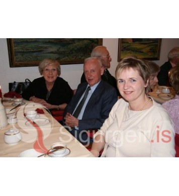 Ástríður, Hávarður og Guðrún Helga.