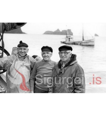 Bræðurnir Ingólfur, Óskar og Sveinn Matt.