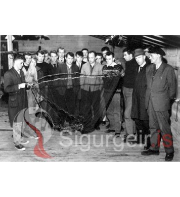 Nemendur í Stýrimannaskóla Vestmannaeyja.