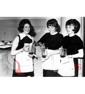 Vigdís, Gyða og Erna.