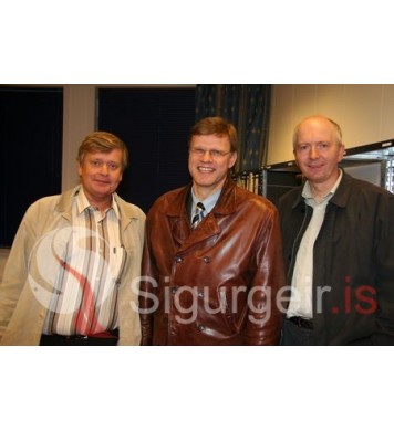 Gaui Hjöll, Árni Mathiesen og Hörður.