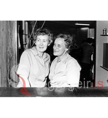 Jónína og Vilborg.