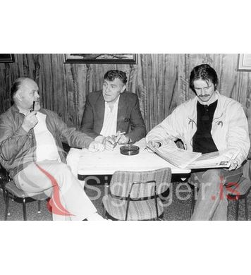 Á fundi í Alþýðuhúsinu.