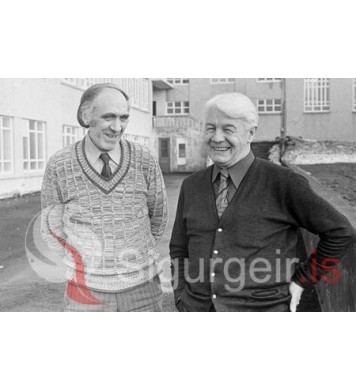 Fúsi í Gíslholti og Jónas í Skuld.
