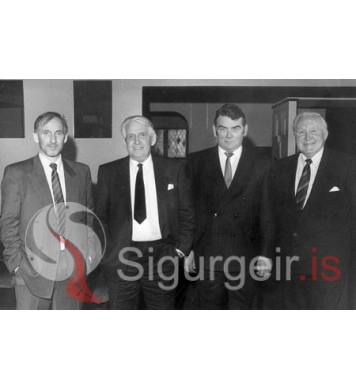 Fjórir aflakóngar.