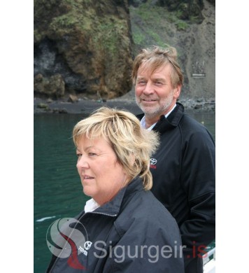 Lóa og Maggi Kristins.