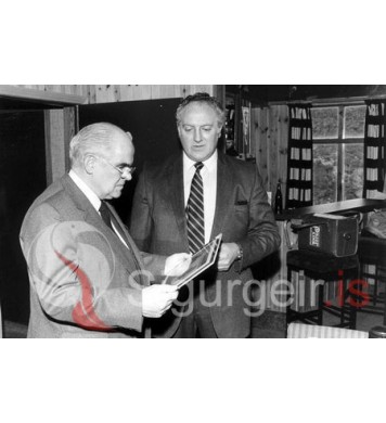 Magnús H. Magnússon og Stefán Run.