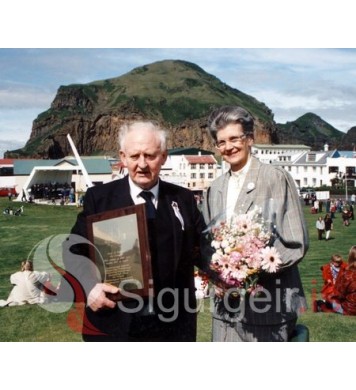 Einar í Betel og Sigurlína Jóhannsdóttir.