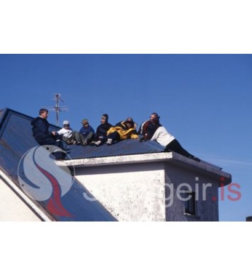 Fylgst með komu Keikós.