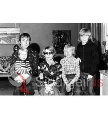 Sigurjón Óskarsson og fjölsk.