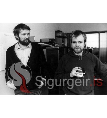 Jón Leósson og Halldór Axels.