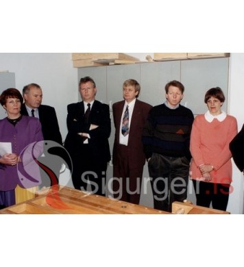 Opnun smíðastofu Hamarsskóla.