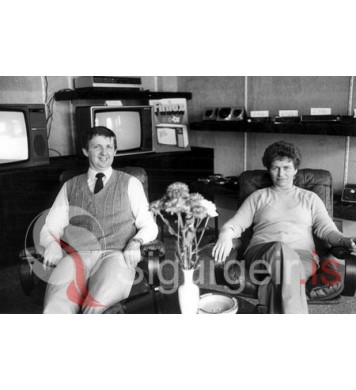 Sigursteinn og Sigga í Kjarna.