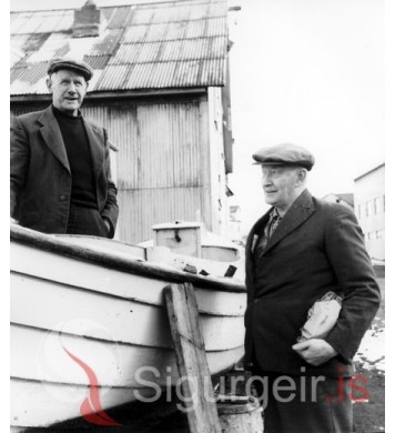 Óli í Bæ og Árni á Tanganum.