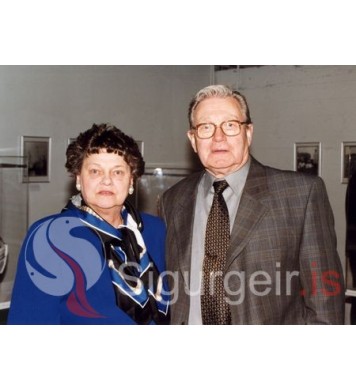 Sirrý í Gíslholti og Tryggvi.