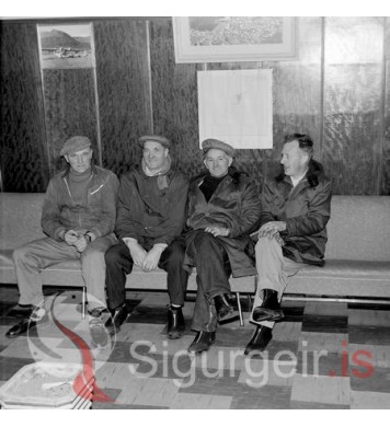 Siggi Valda, Halli í Nikhól, Engli og Guðmundur Jónsson.