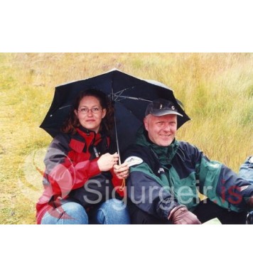 Guðmundur og Díana. 