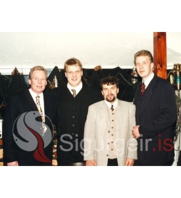 Matti, Gísli, Ebbi og Friðrik.