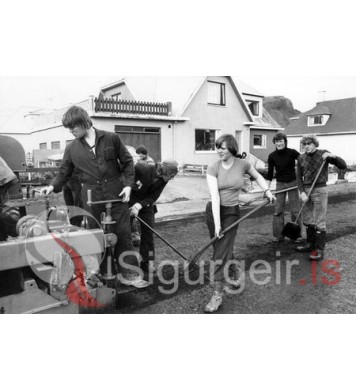 Vallargatan malbikuð.